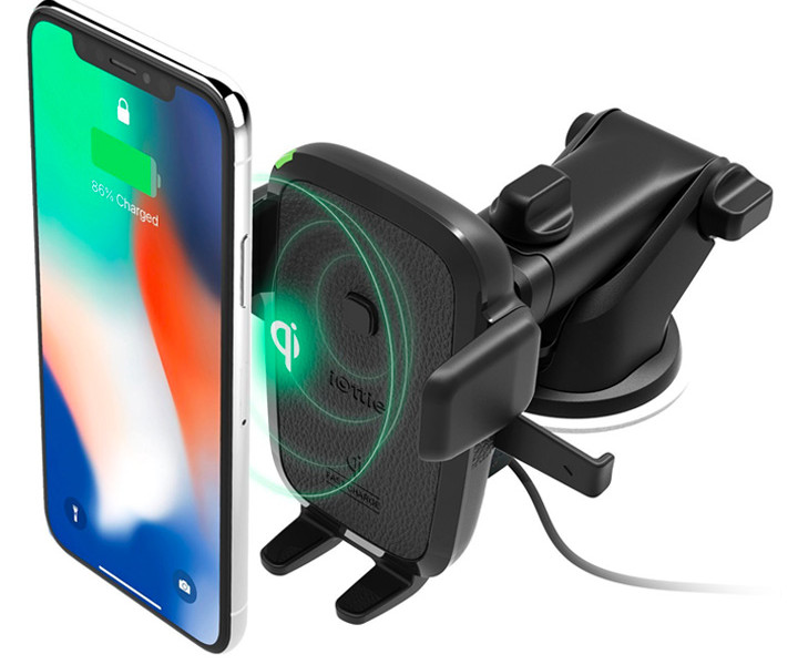 Автодержатель iOttie Car and Desk Holder Qi Wireless Fast Charging Mount Easy One Touch 4 (HLCRIO134)